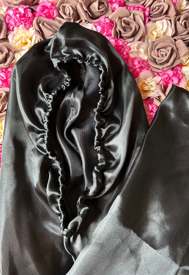Long Satin Bonnet